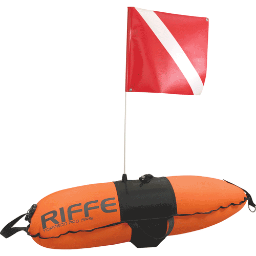 Riffe Torpedo Pro Dive Float w/Flag